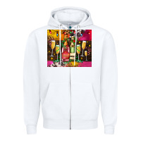 White Christmas champagne bottles and Zipper Hoodie - AdoDesignShop