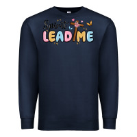 Navy spirit lead me Premium Sweatshirt - MaliasSmallBusiness
