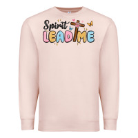 Pale Pink spirit lead me Premium Sweatshirt - MaliasSmallBusiness