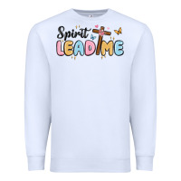 White spirit lead me Premium Sweatshirt - MaliasSmallBusiness