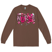 Chestnut breast cancer nurse Long Sleeve Tee - JahusDesignShop