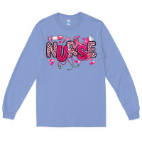 Colony Blue breast cancer nurse Long Sleeve Tee - JahusDesignShop