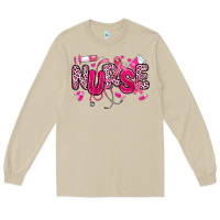 Mushroom breast cancer nurse Long Sleeve Tee - JahusDesignShop