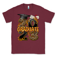 Burgundy 2023 graduate leopard Classic Tee - AdoDesignShop