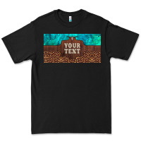 Black preview custom name turquoise stone leopard bull skull license plate Premium Tee - Artiststas