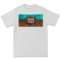 Dove Grey preview custom name turquoise stone leopard bull skull license plate Premium Tee - Artiststas