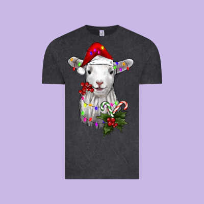 Christmas Baby Sheep Vintage Tee Designed By Ranaportraitstore