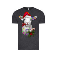 Vintage Black christmas baby sheep Vintage Tee - RanaPortraitStore