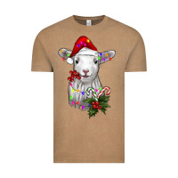 Vintage Coffee christmas baby sheep Vintage Tee - RanaPortraitStore