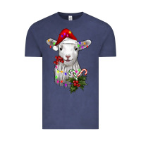 Vintage Denim christmas baby sheep Vintage Tee - RanaPortraitStore