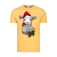 Vintage Mustard christmas baby sheep Vintage Tee - RanaPortraitStore