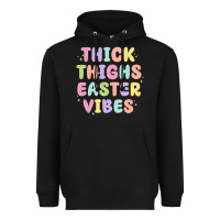 Black thicks thighs easter vibes Heavyweight Hoodie - MaliasSmallBusiness