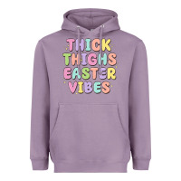 Lavender thicks thighs easter vibes Heavyweight Hoodie - MaliasSmallBusiness