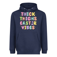 Navy thicks thighs easter vibes Heavyweight Hoodie - MaliasSmallBusiness