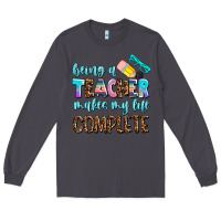 Smoke being a teacher makes my life complate Long Sleeve Tee - AdoDesignShop