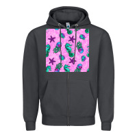 Smoke summer ocean seamless pattern Zipper Hoodie - BundleAndBundleShop