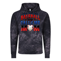 Cloud Black my favorite baseball player calls me mom Vintage Hoodie - Zillion Design Studio