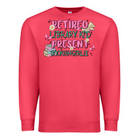 Cardinal retired library kid present bookish girlie Premium Sweatshirt - MaliasSmallBusiness