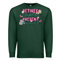 Sports Green retired library kid present bookish girlie Premium Sweatshirt - MaliasSmallBusiness
