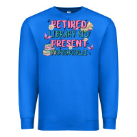 True Royal retired library kid present bookish girlie Premium Sweatshirt - MaliasSmallBusiness