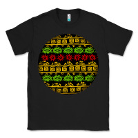 Black african masks round earrings Classic Tee - BundleAndBundleShop