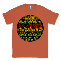Copper african masks round earrings Classic Tee - BundleAndBundleShop