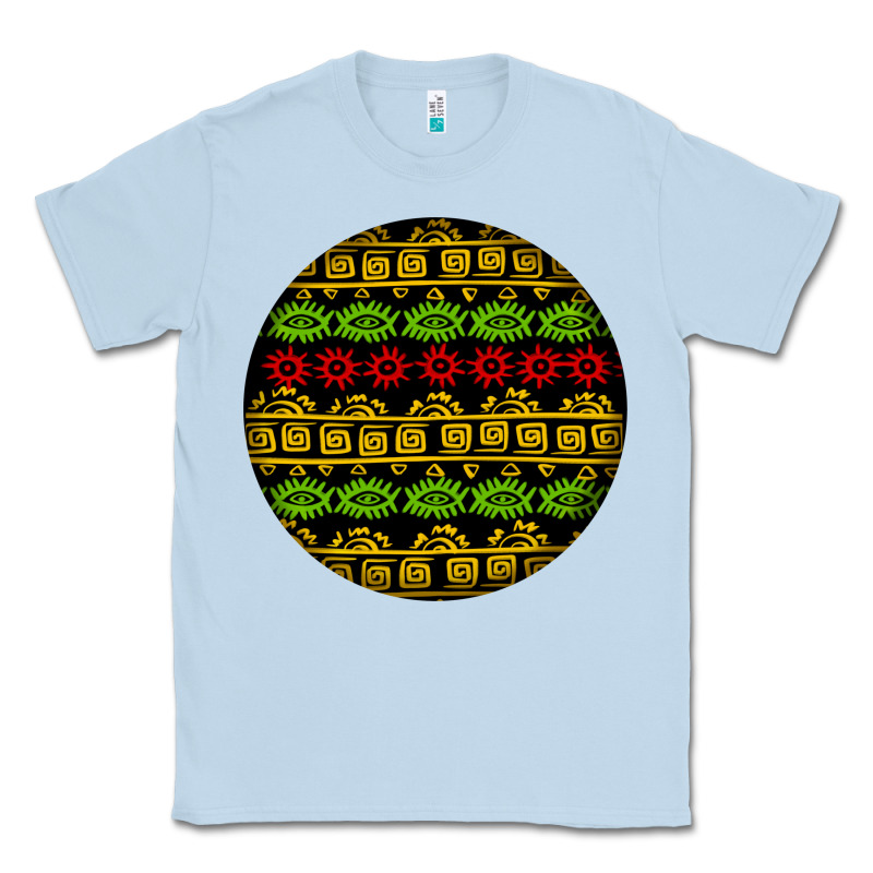 African Masks Round Earrings Classic Tee by BundleAndBundleShop | Teevron
