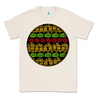 Natural african masks round earrings Classic Tee - BundleAndBundleShop