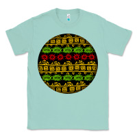 Seafoam african masks round earrings Classic Tee - BundleAndBundleShop