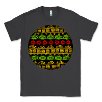 Smoke african masks round earrings Classic Tee - BundleAndBundleShop
