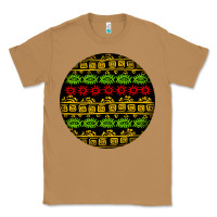 Toasted Coconut african masks round earrings Classic Tee - BundleAndBundleShop