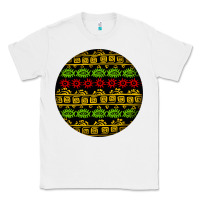 White african masks round earrings Classic Tee - BundleAndBundleShop