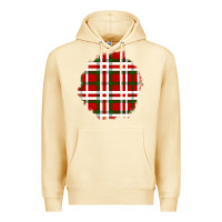 Pina Colada Christmas Tartan Patch Premium Hoodie - BundleAndBundleShop