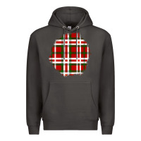 Smoke Christmas Tartan Patch Premium Hoodie - BundleAndBundleShop