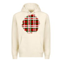 Tofu Christmas Tartan Patch Premium Hoodie - BundleAndBundleShop