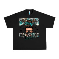 Black cowhide junkie messy bun Urban Heavy Tee - Zillion Design Studio