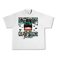 Lunar Rock cowhide junkie messy bun Urban Heavy Tee - Zillion Design Studio