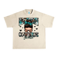 Sandshell cowhide junkie messy bun Urban Heavy Tee - Zillion Design Studio