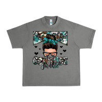 Tornado cowhide junkie messy bun Urban Heavy Tee - Zillion Design Studio
