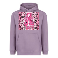 Lavender breast cancer with boxing gloves Heavyweight Hoodie - MaliasSmallBusiness