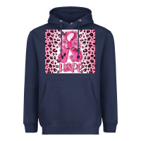 Navy breast cancer with boxing gloves Heavyweight Hoodie - MaliasSmallBusiness