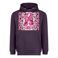 Plum breast cancer with boxing gloves Heavyweight Hoodie - MaliasSmallBusiness