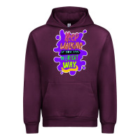 Mauve Wine Keep walking if you are in the right way Urban Hoodie - Bettercallsaul