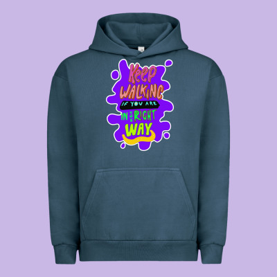 Keep Walking If You Are In The Right Way Urban Hoodie Designed By Bettercallsaul