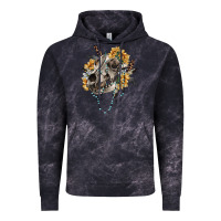 Cloud Black Boho wolf skull Vintage Hoodie - RanaPortraitStore