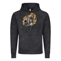Boho Wolf Skull Vintage Hoodie | Teevron
