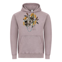 Vintage Zinc Boho wolf skull Vintage Hoodie - RanaPortraitStore