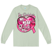 Matcha in october we wear pink heart Long Sleeve Tee - JahusDesignShop
