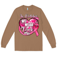 Toasted Coconut in october we wear pink heart Long Sleeve Tee - JahusDesignShop