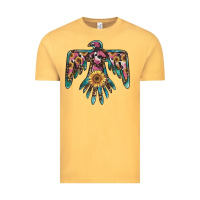 Vintage Mustard pinky western sunflower thunderbird Vintage Tee - BarkalooDesign